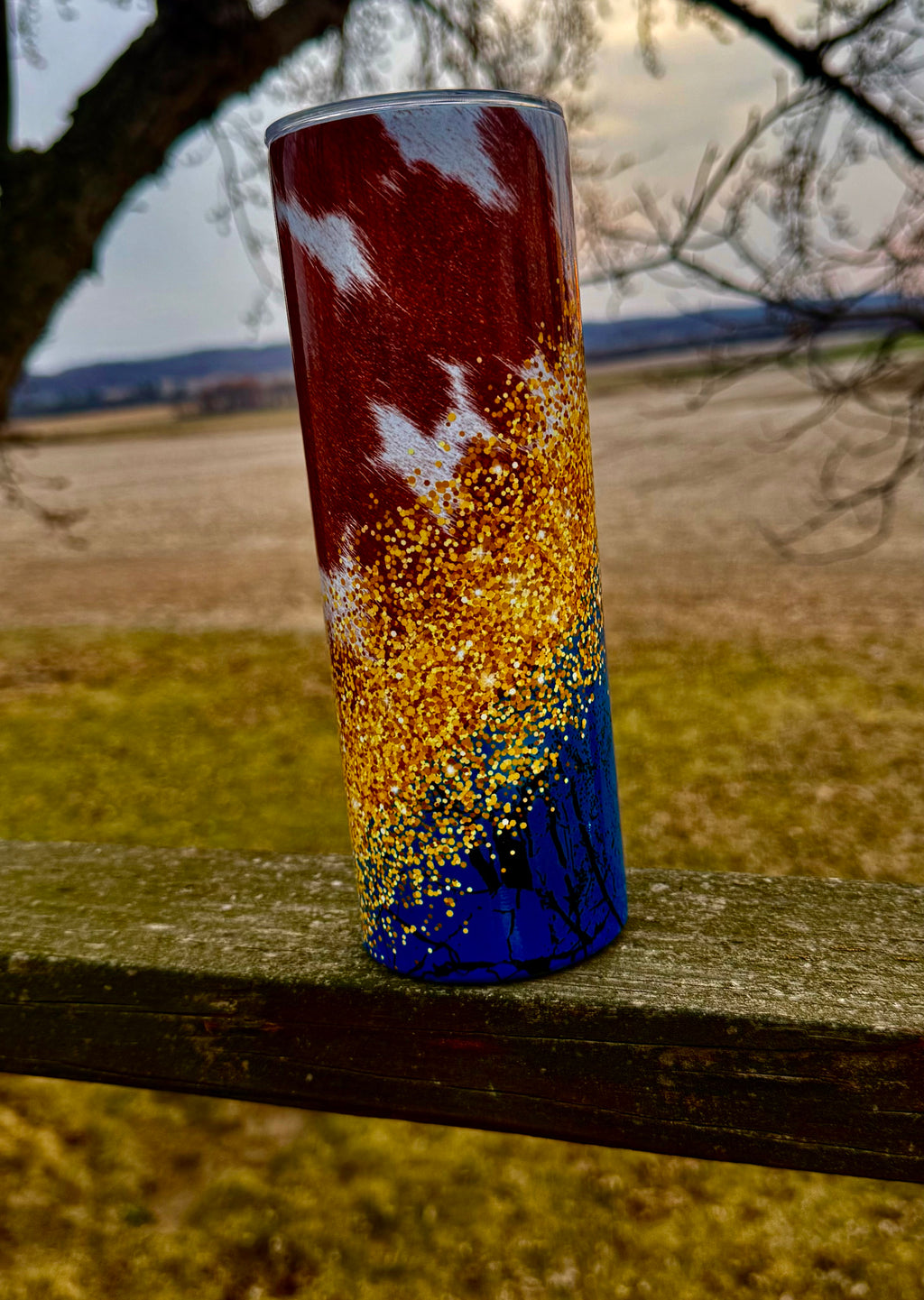 Cow Print Glitter